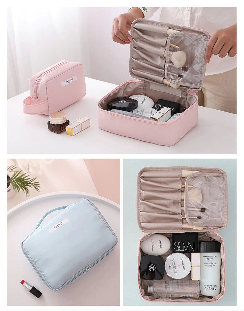 Pastel Shade Travel Cosmetic Bag