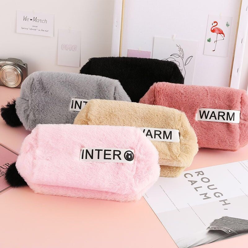 Furry Cosmetic Bag