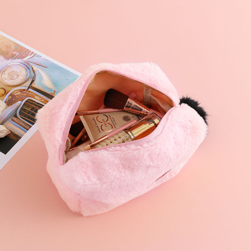 Furry Cosmetic Bag