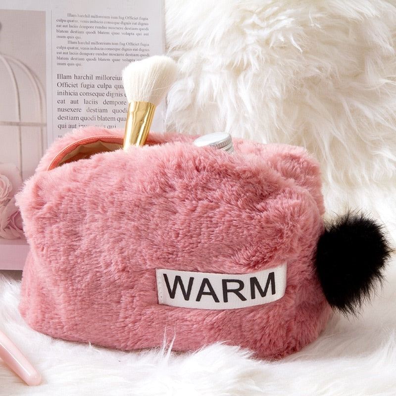 Furry Cosmetic Bag