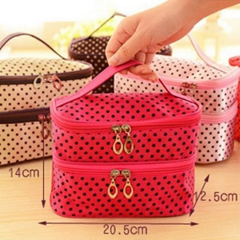 Double Layer Makeup Organizer