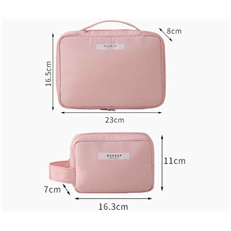 Pastel Shade Travel Cosmetic Bag