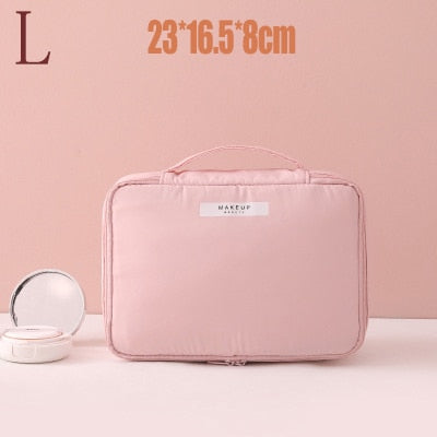 Pastel Shade Travel Cosmetic Bag