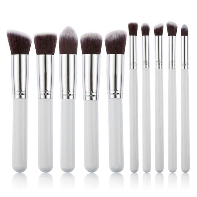 10 Piece Synthetic Brush Set