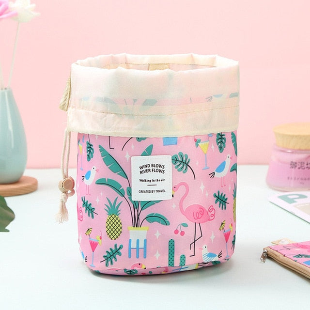 Round Makeup Bag