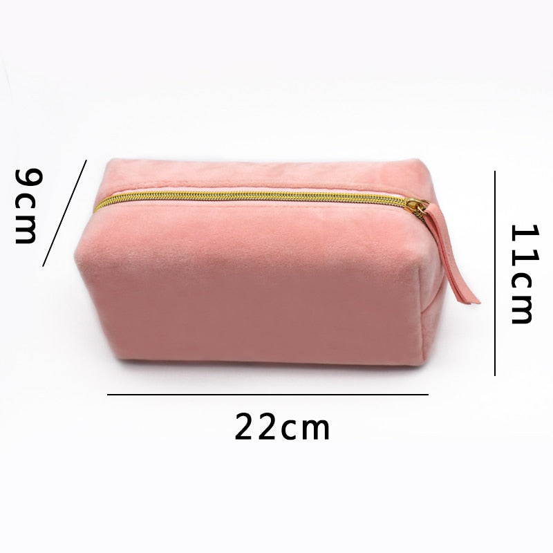 Plush Cosmetic Bag