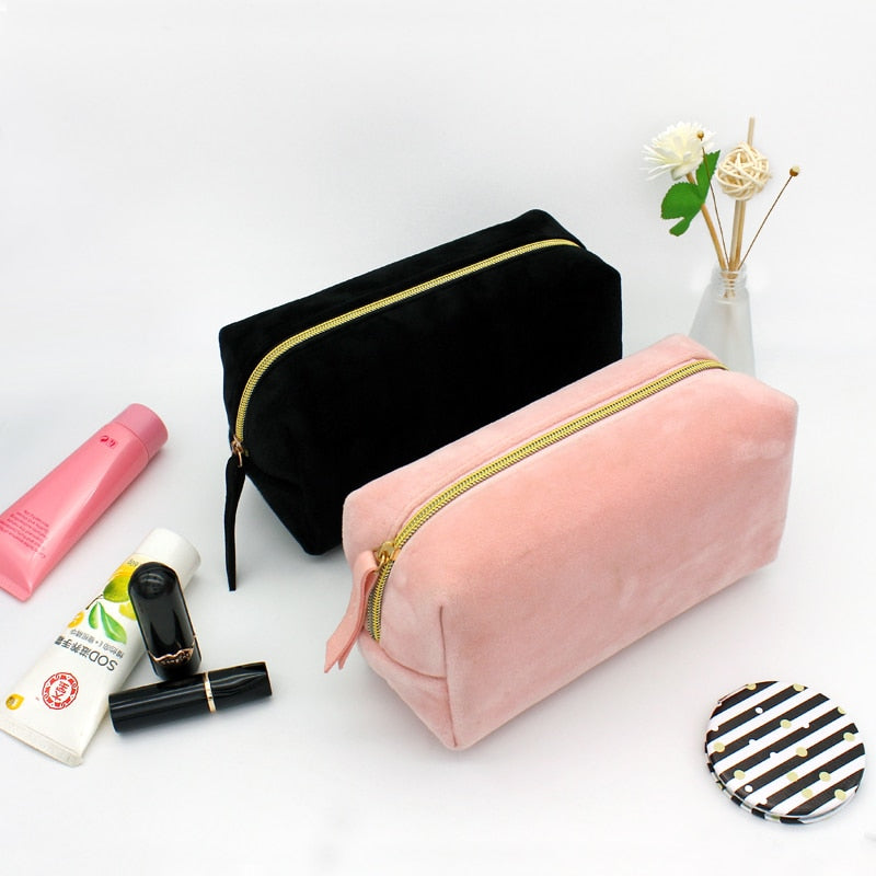 Plush Cosmetic Bag