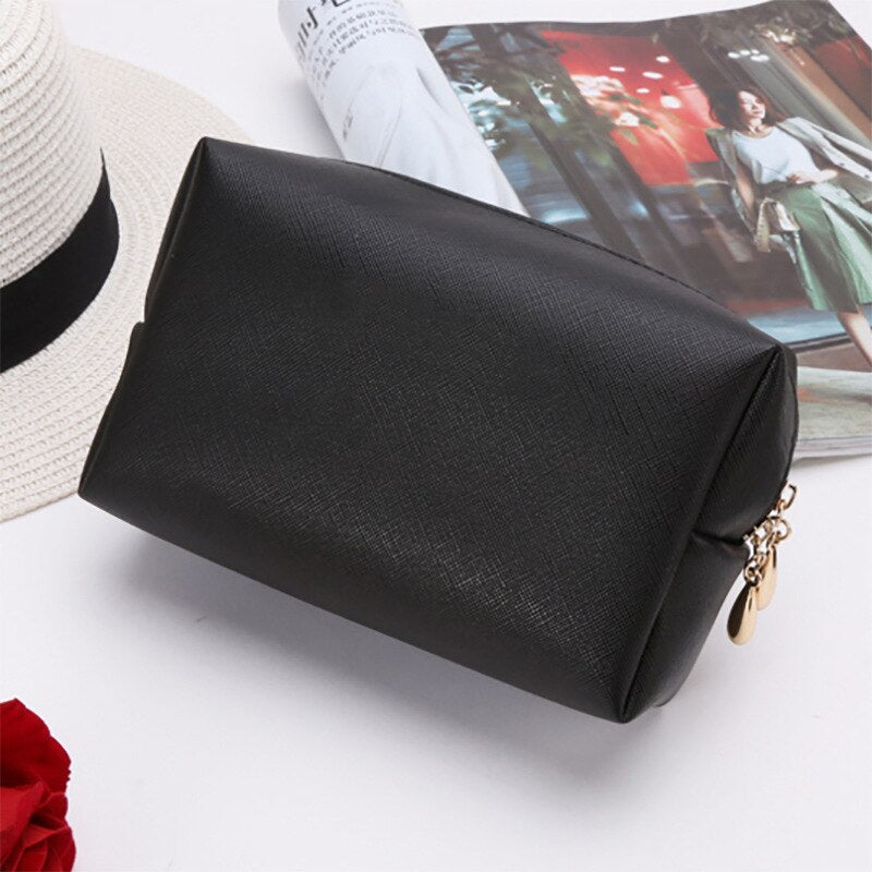 PU Leather Cosmetic Bag - 57% OFF