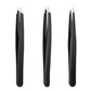 Stainless Steel Professional Eyebrow Tweezers With Leather Cover